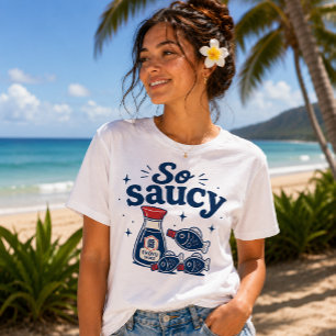 Hawaii culture - So Saucy - shoyu edition Tri-Blend Shirt