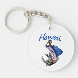 Hawaii Deep Sea Fishing Key Ring