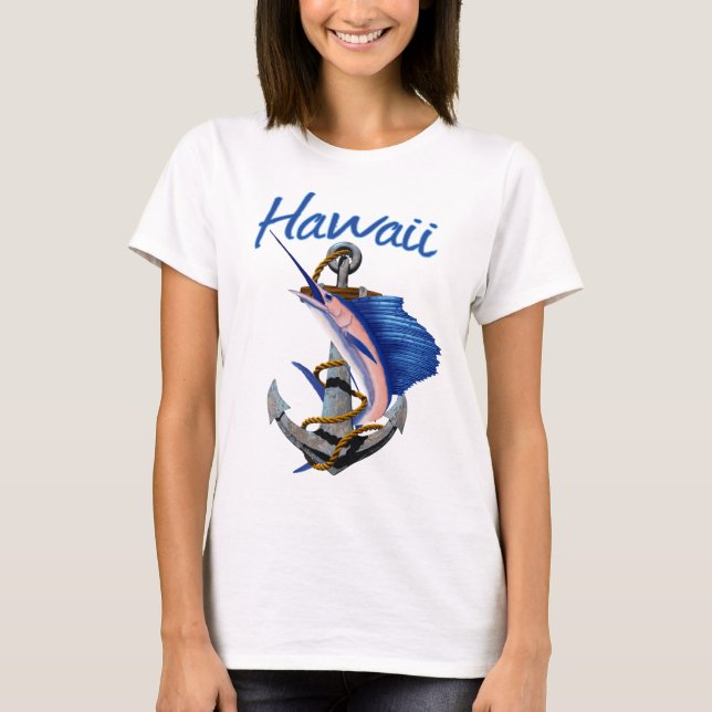 Hawaii Deep Sea Fishing T-Shirt (Front)