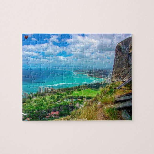 Hawaii Diamond Head Jigsaw Puzzle (Horizontal)