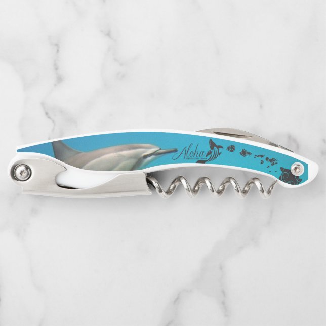 Hawaii Dolphins Islands Whale Corkscrew (Front)