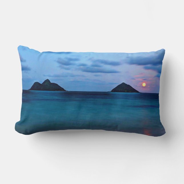 Hawaii Dreams and Tropical Breezes Pillow Lanikai (Front)