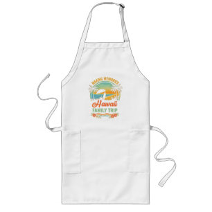 Hawaii Family Trip Beach Sunset Paragliding Scene Long Apron