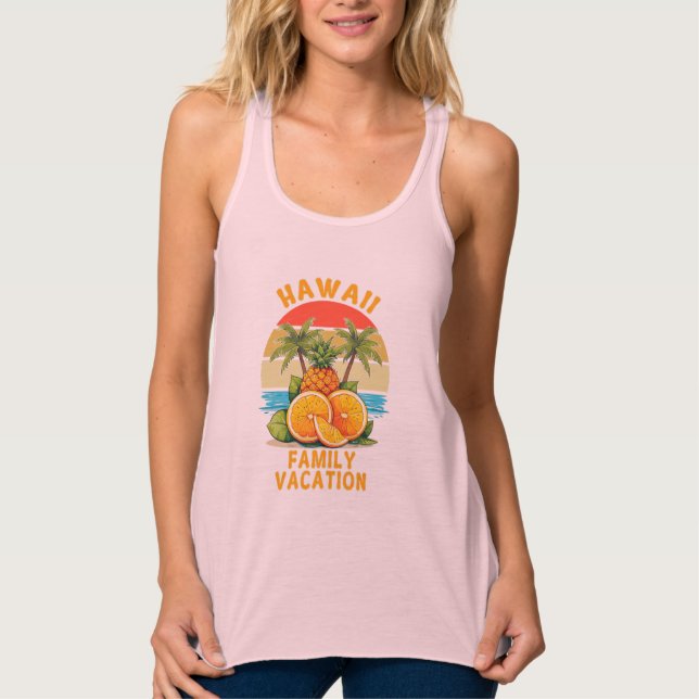 Hawaii Family Vacation Singlet (Front)