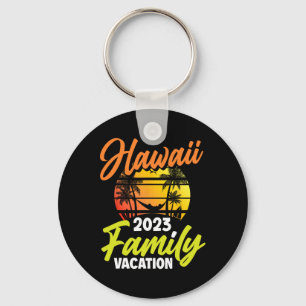 Hawaii Family Vacation Surfing Surfer Hawaii  Key Ring