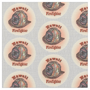Hawaii Firefighter Fabric