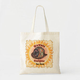 Hawaii Firefighter Tote Bag