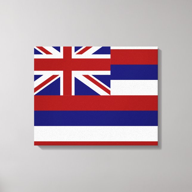 Hawaii flag canvas print (Front)