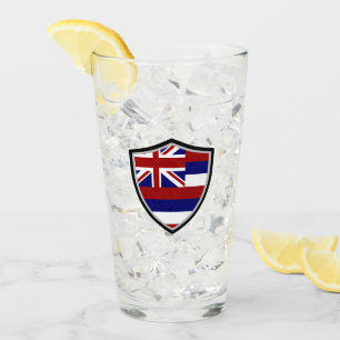 Hawaii flag glass