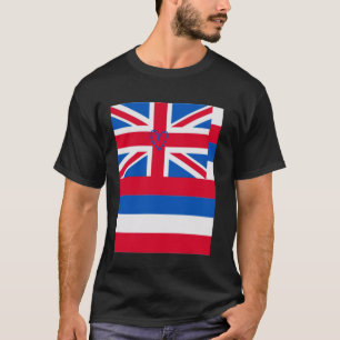 Hawaii Flag Hawaiian Heart Proud Heritage Statehoo T-Shirt