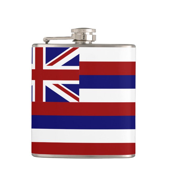 Hawaii flag hip flask (Front)