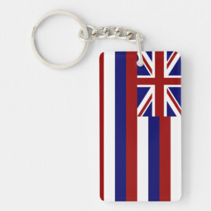 Hawaii flag key ring