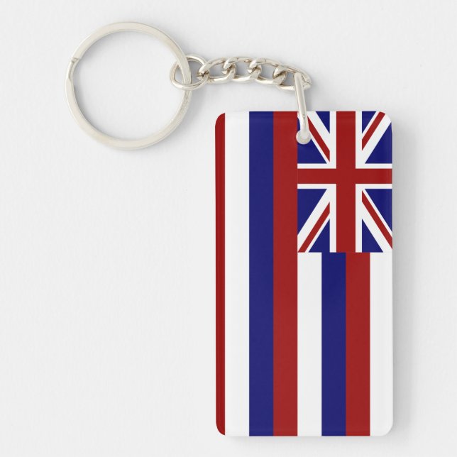 Hawaii flag key ring (Front)
