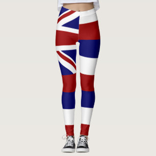 Hawaii flag leggings
