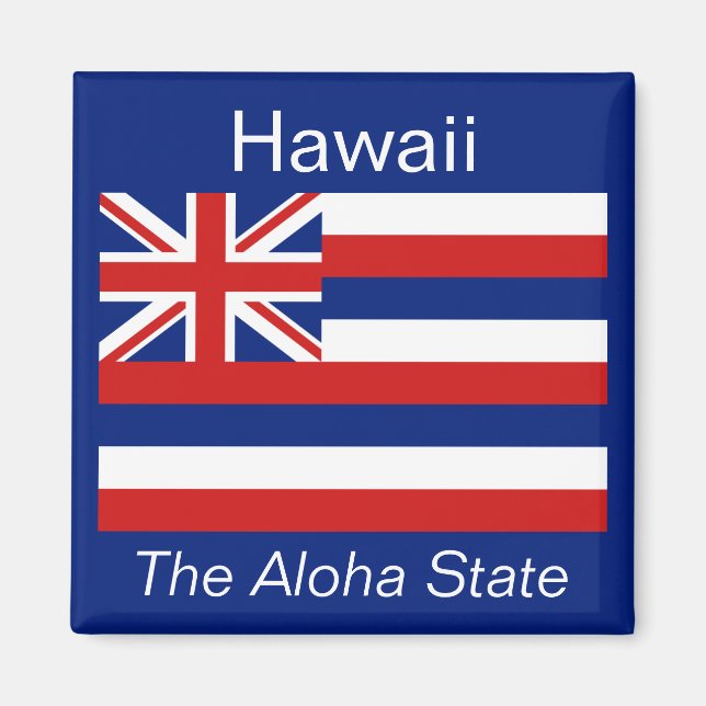 Hawaii Flag Magnet (Front)