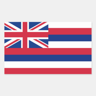 Hawaii Flag Rectangular Sticker