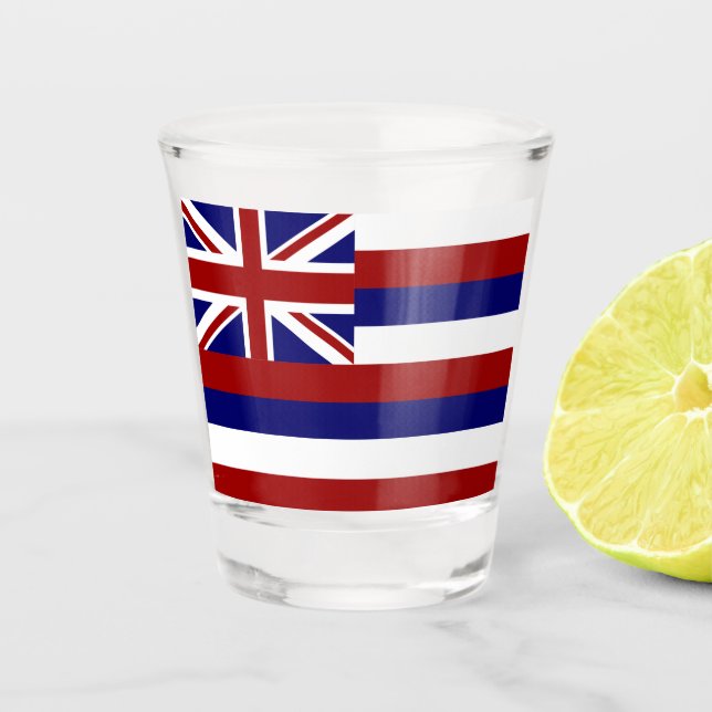 Hawaii flag  shot glass (Front)