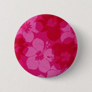 Hawaii flower 6 cm round badge