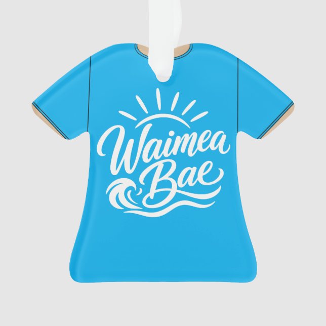 Hawaii Graphic T-Shirt  Ornament (Front)