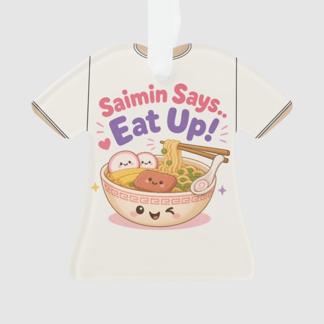 Hawaii Graphic T-Shirt  Ornament (Front)