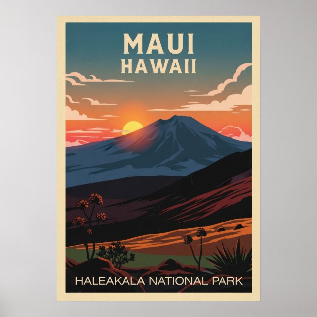 Hawaii Haleakala National Park V02 Poster (Front)