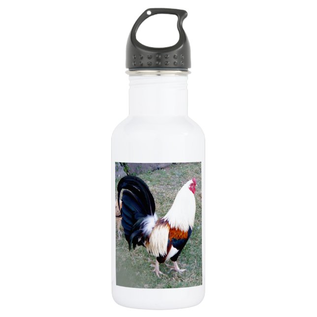 Hawaii Hanauma Bay Rooster 532 Ml Water Bottle (Front)