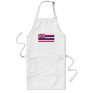 Hawaii, Hawaiian Aloha Paradise State Flag Long Apron