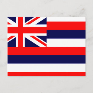 HAWAII / HAWAIIAN FLAG POSTCARD