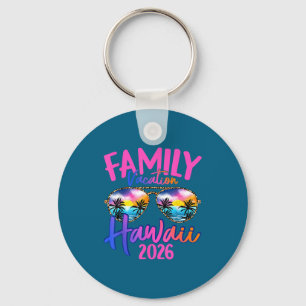 Hawaii Hawaiian Vacation 2026 Souvenir Matching Fa Key Ring
