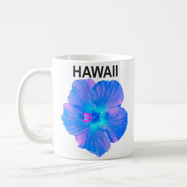 Hawaii Hibiscus Coffee Mug (Left)