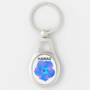 Hawaii Hibiscus Key Ring