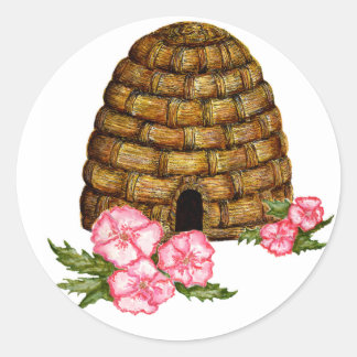 hawaii hive classic round sticker