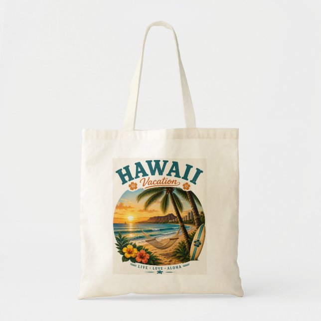 Hawaii Holiday Tote Bag (Front)