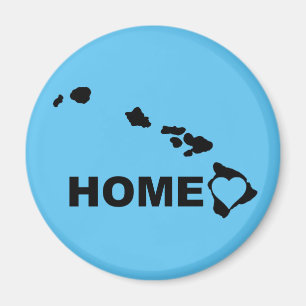 Hawaii Home Away From State Funny Fridge Magnet