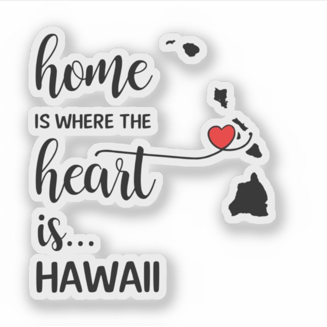 Hawaii home is where the heart is (Front)