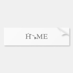 Hawaii HOME state Bumper Sticker