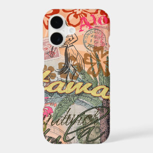 Hawaii Hula Travel Flower Vintage
