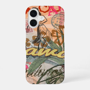 Hawaii Hula Travel Flower Vintage iPhone 16 Case