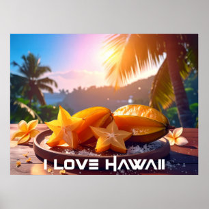 HAWAII - I LOVE HAWAII POSTER
