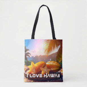 HAWAII - I LOVE HAWAII TOTE BAG