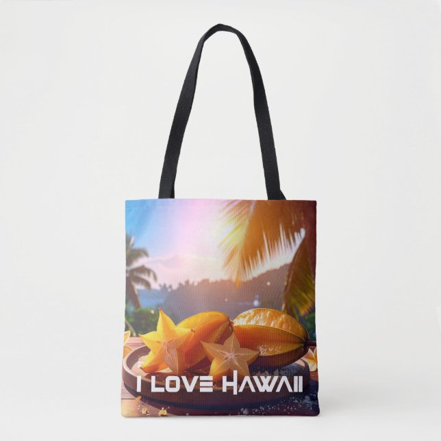 HAWAII - I LOVE HAWAII TOTE BAG (Front)