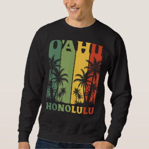 Hawaii Island Palms Oahu Honolulu Hawaiian Sweatshirt