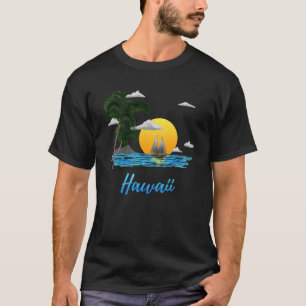 Hawaii Islands Aloha State Sailing T-Shirt