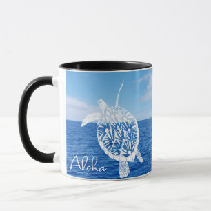 Hawaii Islands Aloha Turtle Mug