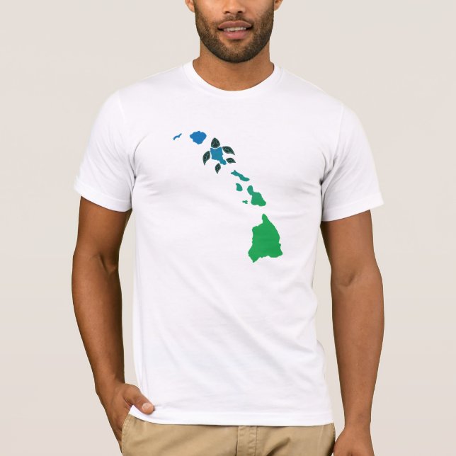Hawaii Islands Chain T-Shirt (Front)