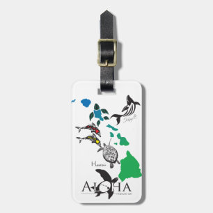 Hawaii Islands Luggage Tag