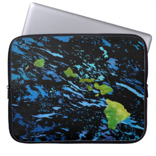Hawaii Islands Neoprene Laptop Sleeve 15"