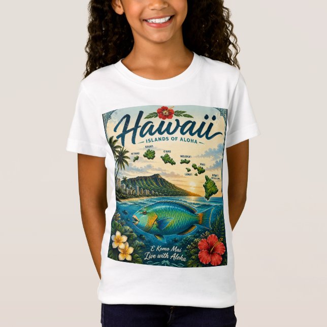 Hawaii Islands T-Shirt (Front)