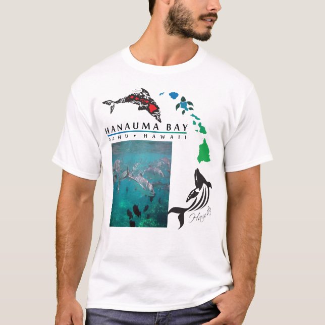 Hawaii Islands Tropical fish T-Shirt (Front)