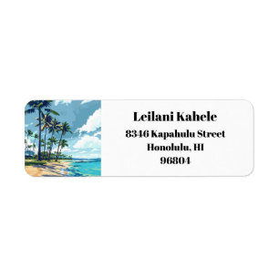 Hawaii Kai Honolulu Oahu Hawaii Return Address